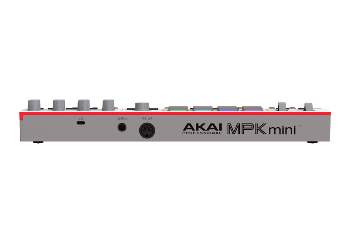 MIDI клавіатура AKAI MPK mini 4 White