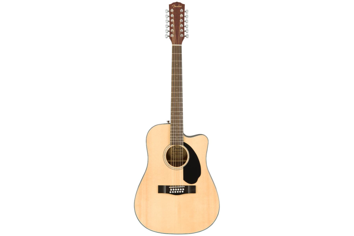 Гитара электроакустическая FENDER CD-60SCE Dreadnought 12-string WN Natural