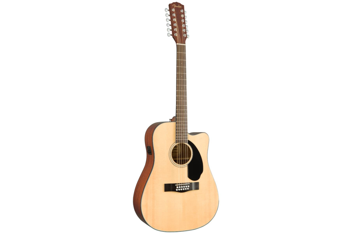 Гитара электроакустическая FENDER CD-60SCE Dreadnought 12-string WN Natural