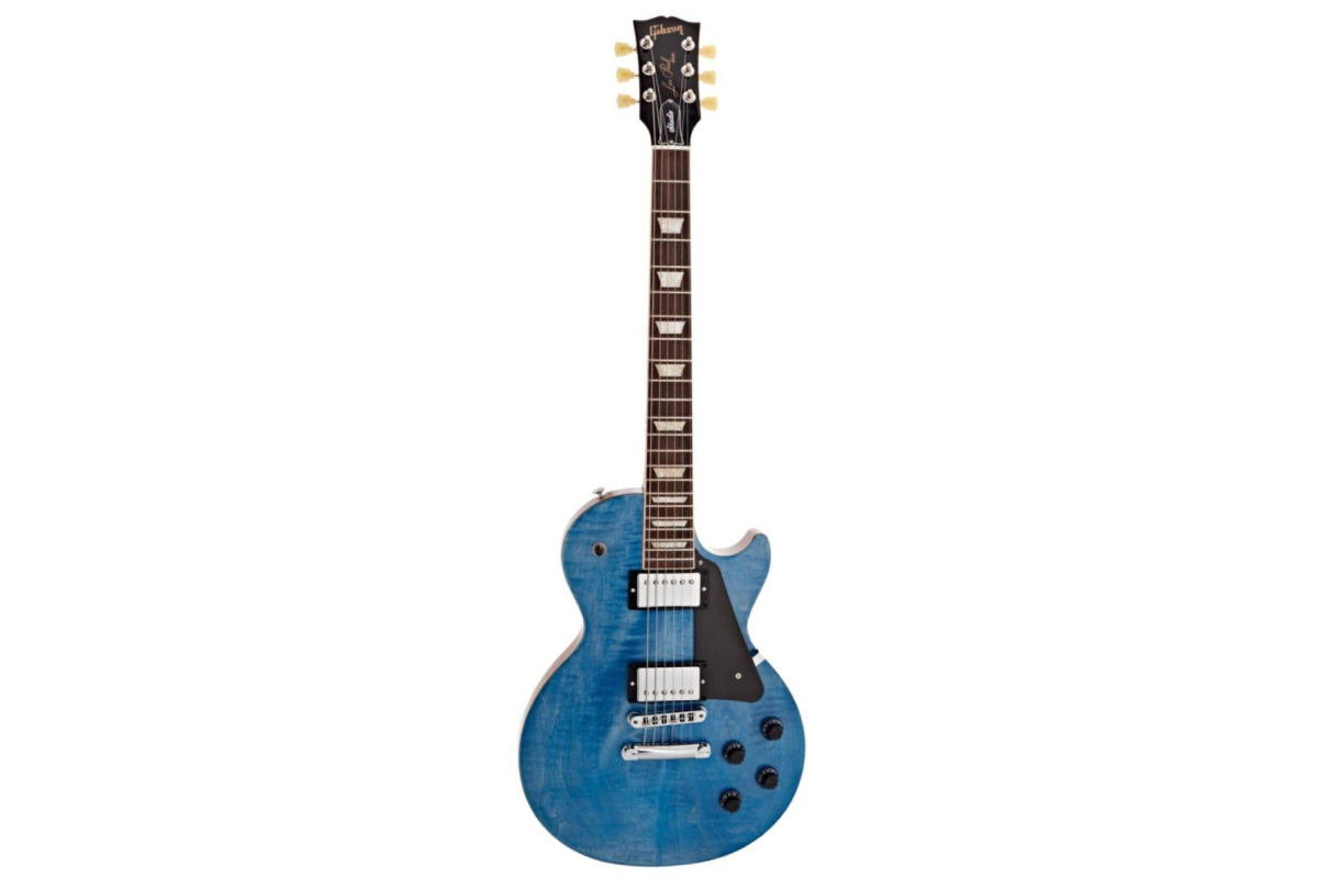 Электрогитара GIBSON Les Paul Studio Figured Top Ocean Blue