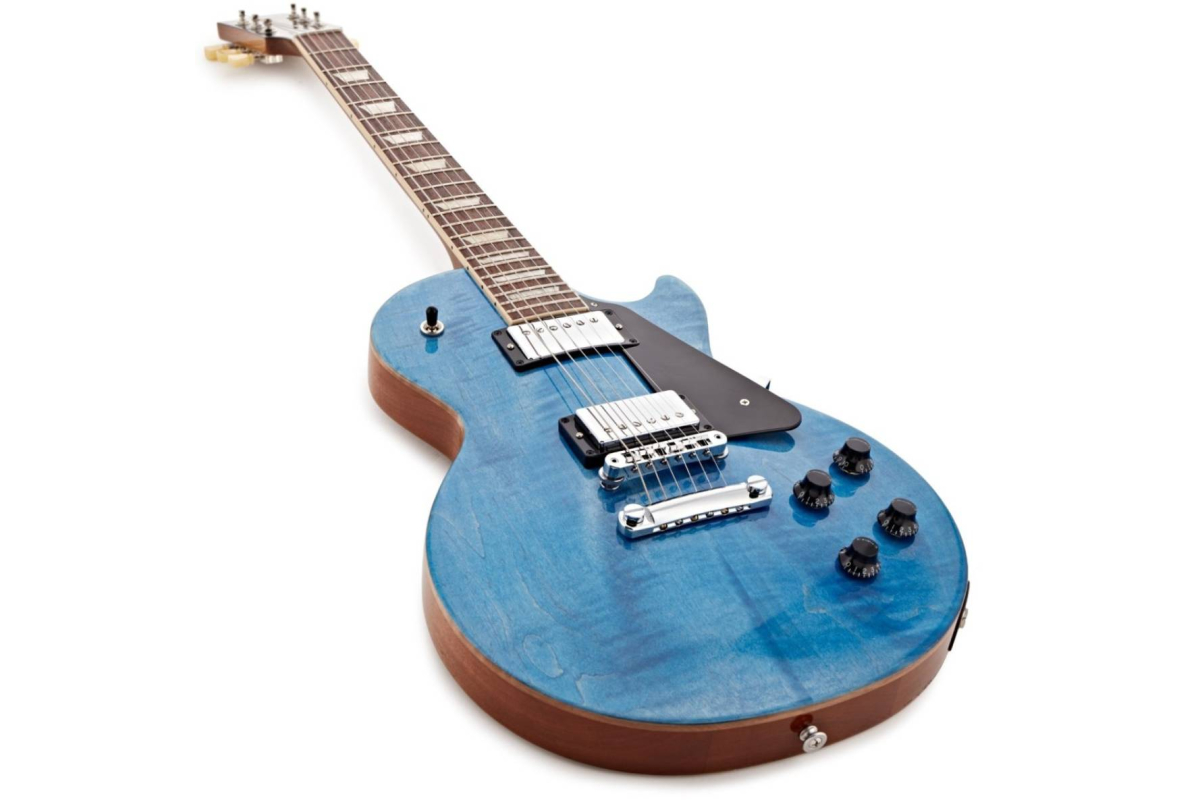 Электрогитара GIBSON Les Paul Studio Figured Top Ocean Blue