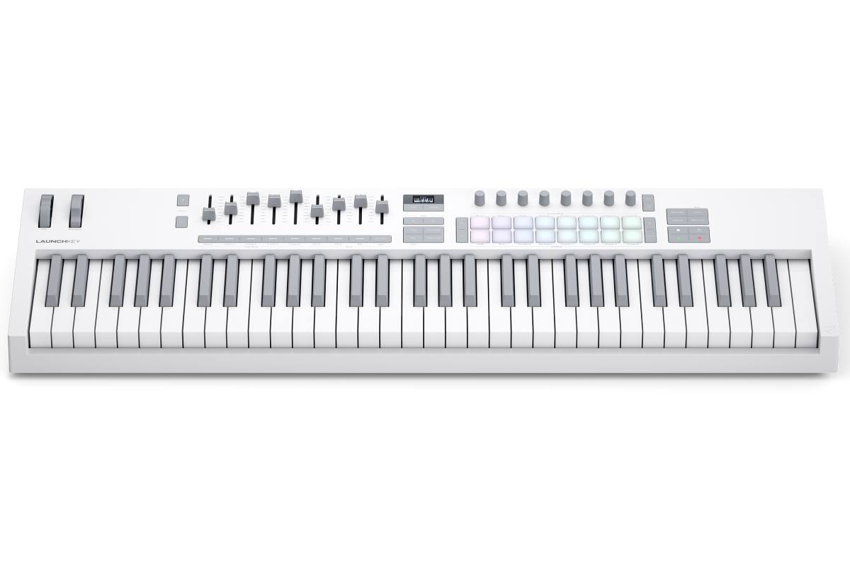 MIDI клавиатура NOVATION Launchkey 61 MK4 White