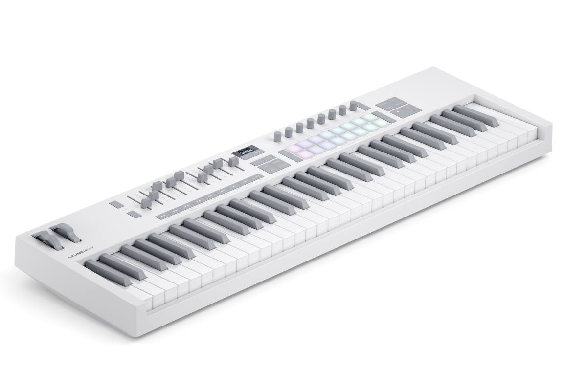 MIDI клавиатура NOVATION Launchkey 61 MK4 White