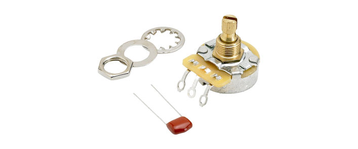 Потенциометр FENDER POTENTIOMETER T V NO LOAD 250K SPLIT SHAF