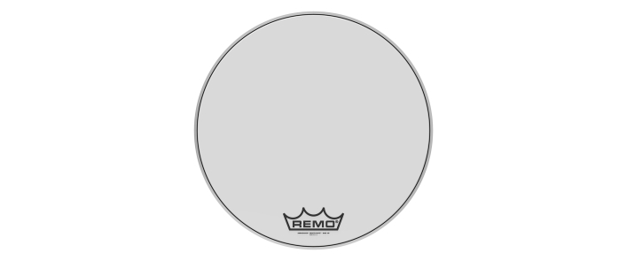 Пластик для барабана REMO AMBASSADOR 22' SMOOTHWHITE