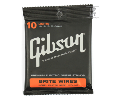 Струны для электрогитар GIBSON SEG-700L BRITE WIRES NPS WOUND ELECT .010-.046
