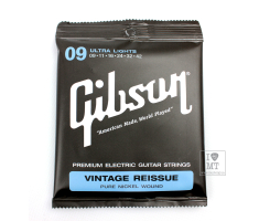 Струны для электрогитар GIBSON SEG-VR9 VINTAGE RE-ISSUE PURE NICKEL WOUND .009-.042 Струны для электрогитар GIBSON SEG-VR9 VINTAGE RE-ISSUE PURE NICKEL WOUND .009-.042