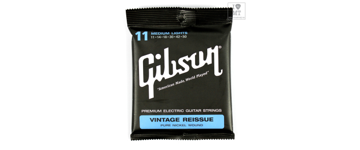 Струны для электрогитар GIBSON SEG-VR11 VINTAGE RE-ISSUE PURE NICKEL WOUND .011-.050