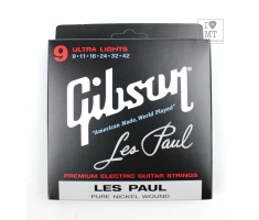 Струны для электрогитар GIBSON SEG-LP9 LES PAUL PURE NICKEL WOUND .009-.042 Струны для электрогитар GIBSON SEG-LP9 LES PAUL PURE NICKEL WOUND .009-.042