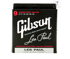 Струни для електрогітар GIBSON SEG-LPS LES PAUL SIG. PURE NICKEL WOUND .009-.046
