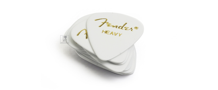 Набор медиаторов FENDER 351 WHITE H
