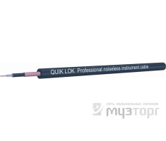 Кабель инструментальный пометрово QUIK LOK CS535BK Кабель инструментальный пометрово QUIK LOK CS535BK