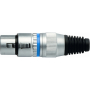 Коннектор XLR 3-pin female (мама) QUIK LOK NC954K