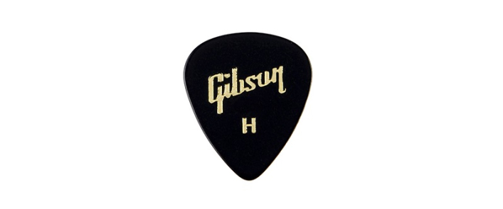 Медиатор GIBSON APRGG-74H 01 1/2 GROSS BLACK STANDARD STYLE/HEAVY
