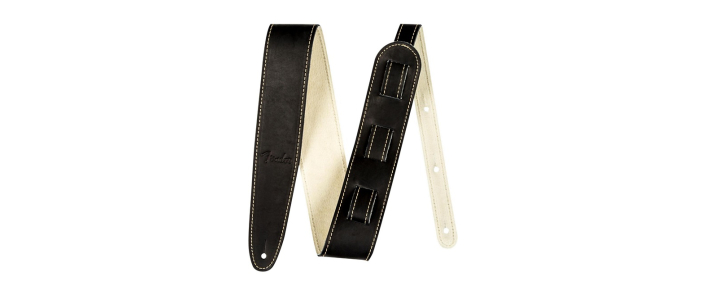 Ремінь гітарний FENDER STRAP 2" BALL GLOVE LEATHER BLACK
