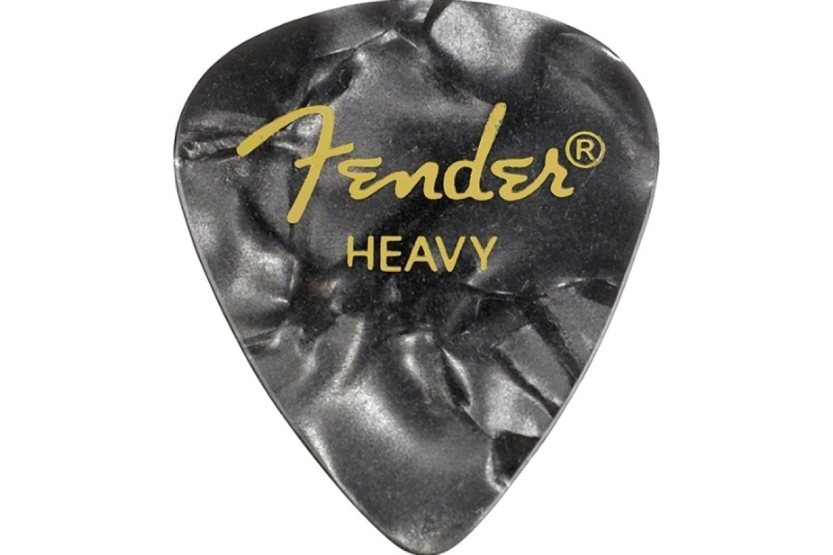 FENDER 351 SHAPE PREMIUM PICKS BLACK MOTO HEAVY Медиатор